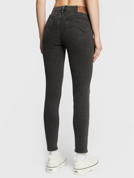 Lee Lee Jeansy Scarlett L526EPMU 112320154 Czarny Slim Fit