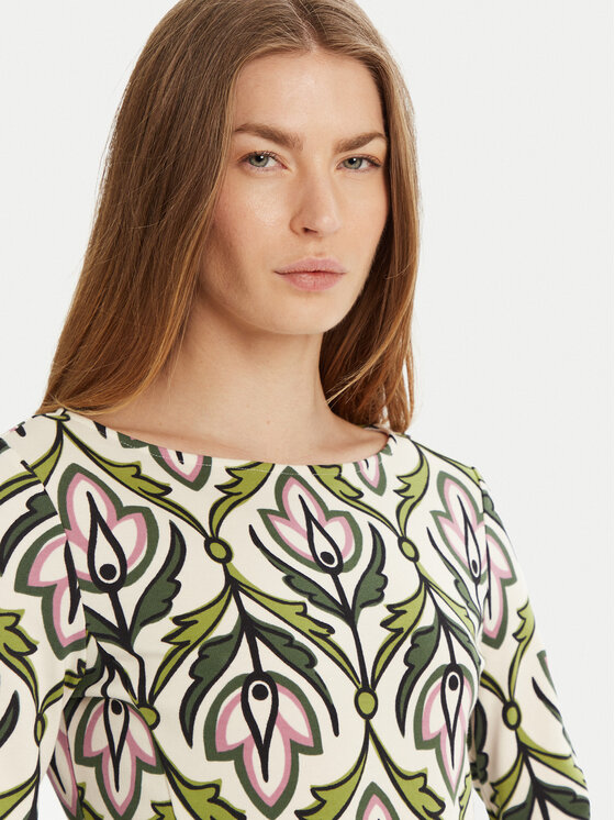 Weekend Max Mara Weekend Max Mara Rochie de zi Rampur 2515621031 Verde Regular Fit