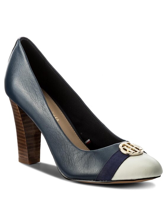 Tommy Hilfiger Escarpins Pump With Hardware Decoration FW0FW02579 Bleu marine Modivo