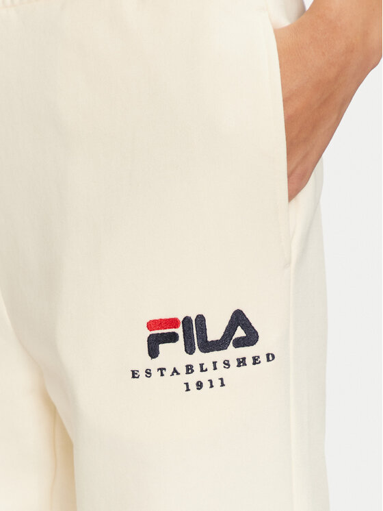 Fila Fila Donji dio trenerke Unisex Bovrup FAU0146 Écru Regular Fit