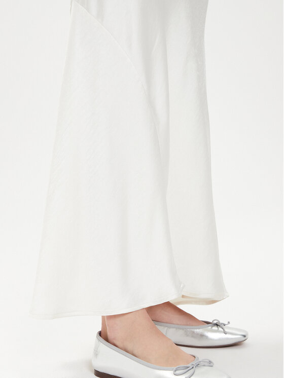 Gina Tricot Gina Tricot Спідниця-максі 22969 Білий Regular Fit