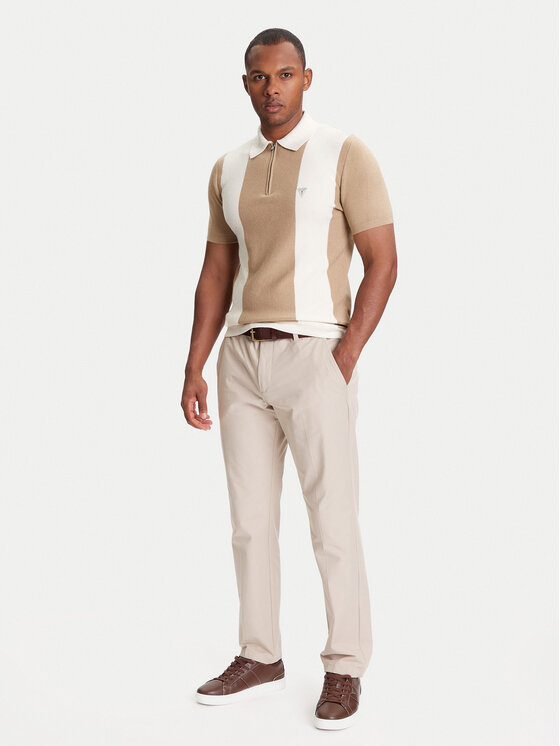 Guess Guess Pulover M5YR11 Z3OE2 Bež Regular Fit
