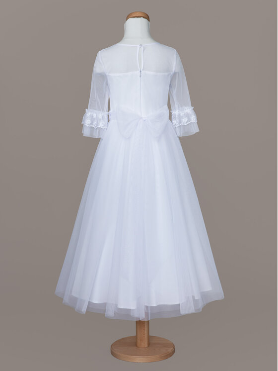 SLY SLY Sukienka 4SM-11 Biały Comfortable Fit