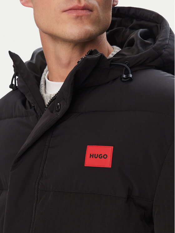 HUGO HUGO Zimska jakna Baro2642 50567117 Črna Regular Fit