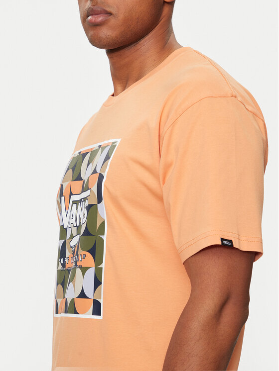 Vans Vans T-Shirt Mn Classic Print Box VN0A5E7Y Καφέ Classic Fit