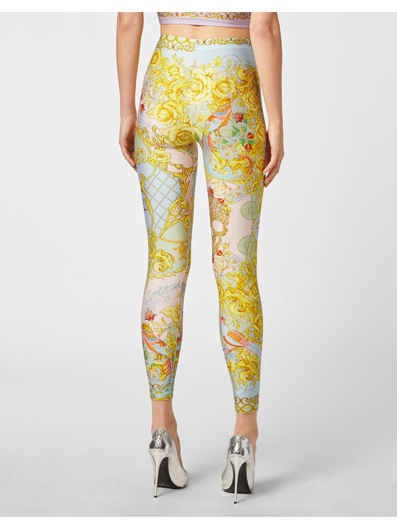 PHILIPP PLEIN PHILIPP PLEIN Legginsy 4643 Kolorowy Skin Tight Fit
