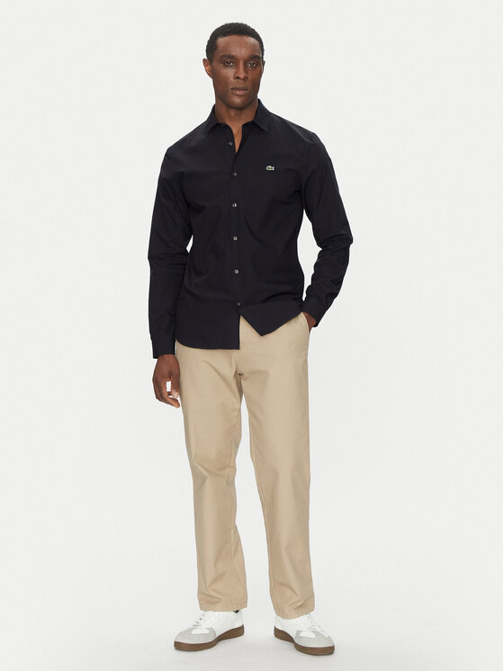 Lacoste Lacoste Srajca CH5620 Mornarsko modra Slim Fit