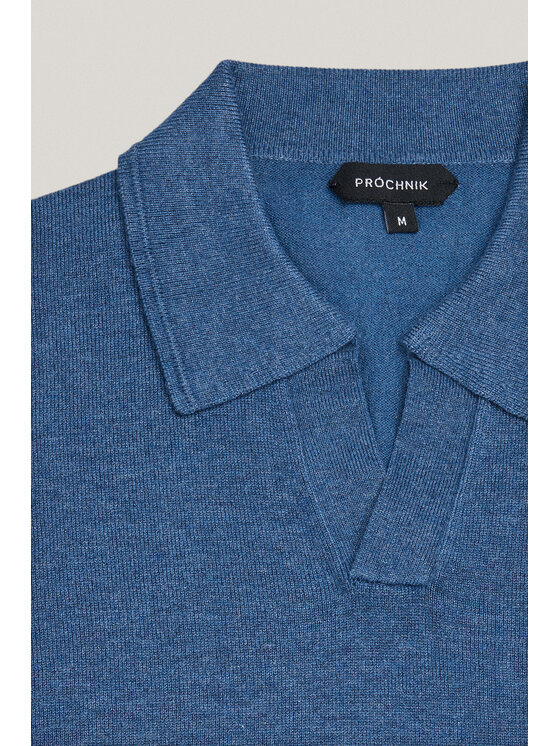 Próchnik Próchnik Polo PM6 PO073125000046 Niebieski Regular Fit