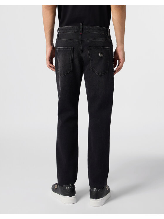 PHILIPP PLEIN PHILIPP PLEIN Jeansy 31236 Černá Skinny Fit
