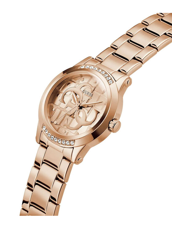 Guess Guess Hodinky GW0861L3 Růžové zlato