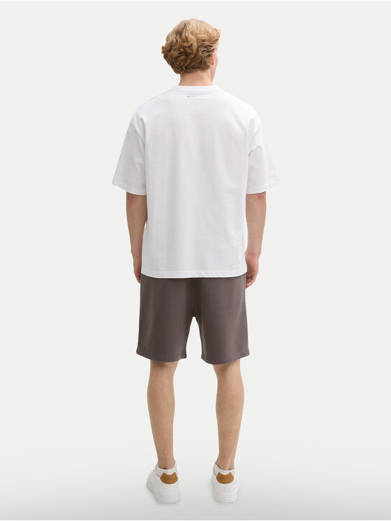 Tom Tailor Denim Tom Tailor Denim Sporta šorti 1045584 Pelēks Regular Fit