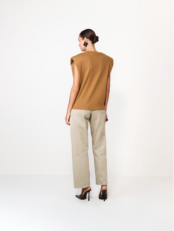 La Mania La Mania T-shirt MARIKA Marrone Basic Fit