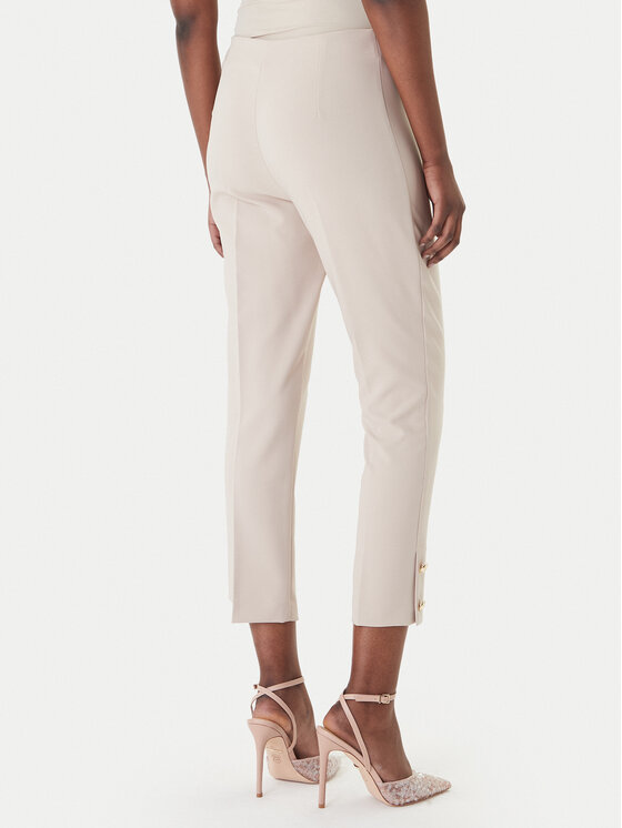 Rinascimento Rinascimento Текстилни панталони CFC0128641003 Бежов Slim Fit