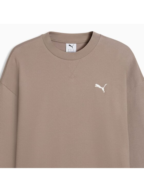 Puma Puma Bluza 694308 Beżowy Regular Fit