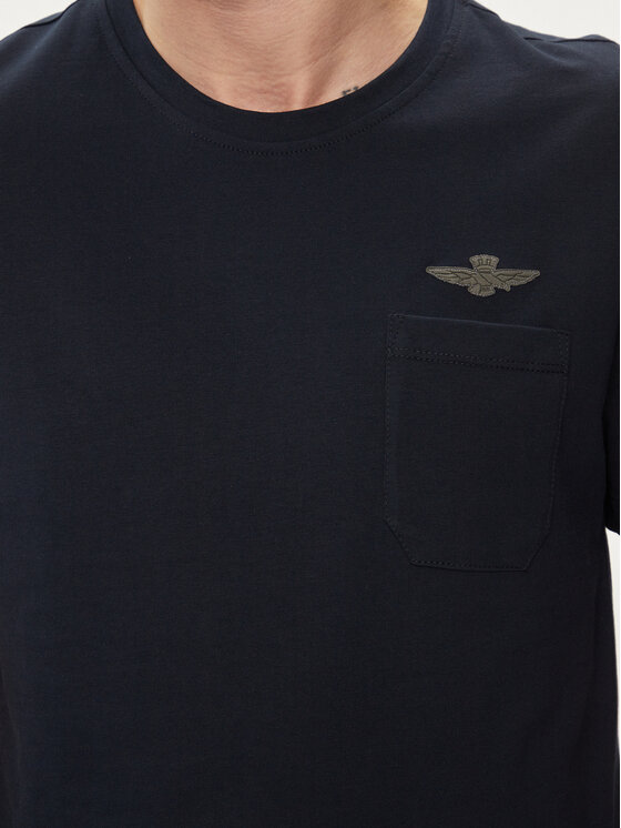 Aeronautica Militare Aeronautica Militare T-Shirt 241TS2229J593 Granatowy Regular Fit