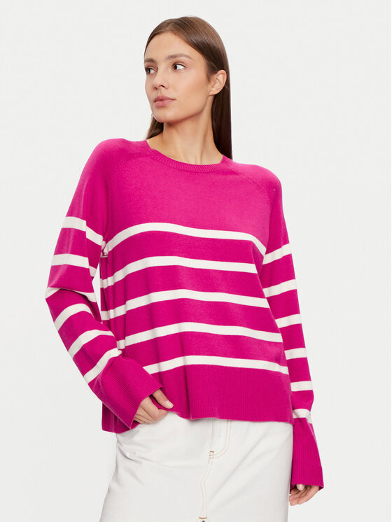 Pieces Pieces Svetr Sia 17146322 Růžová Regular Fit