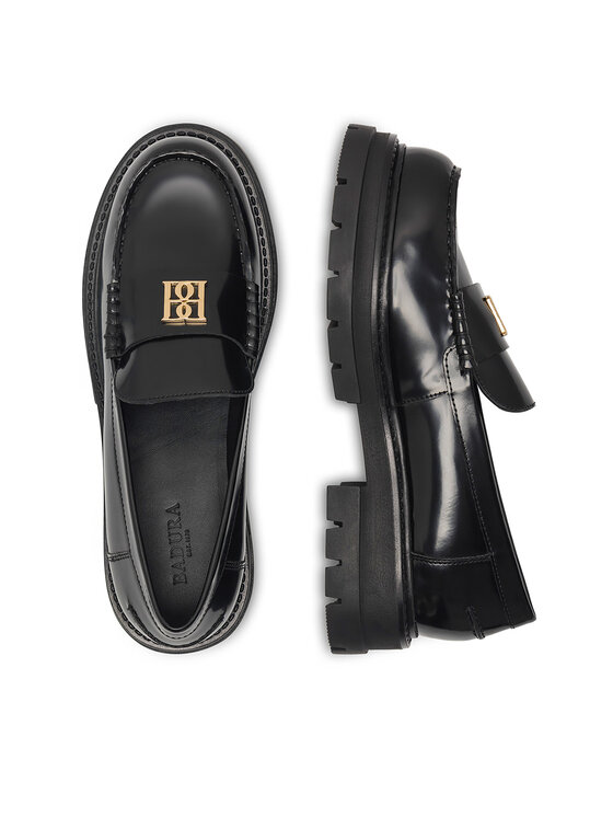 Badura Badura Loafersy PAOLA-112890 Czarny