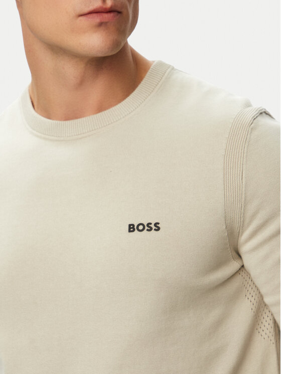 BOSS BOSS Пуловер KN_Ever-X CN 50556145 Светлобежов Regular Fit