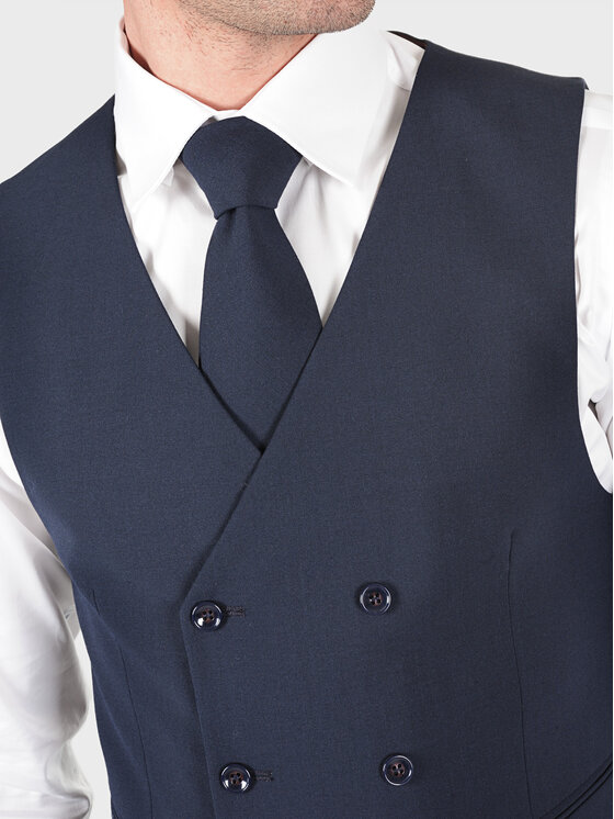 Evenemen Evenemen Kamizelka BOSTON ROMOLO 55 Granatowy Slim Fit