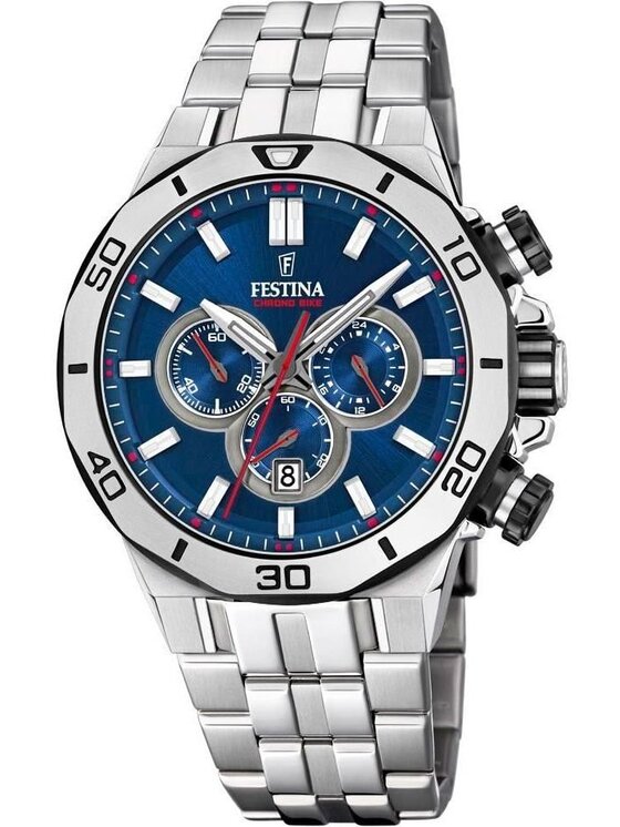 Festina Festina Zegarek F20448/3 Srebrny