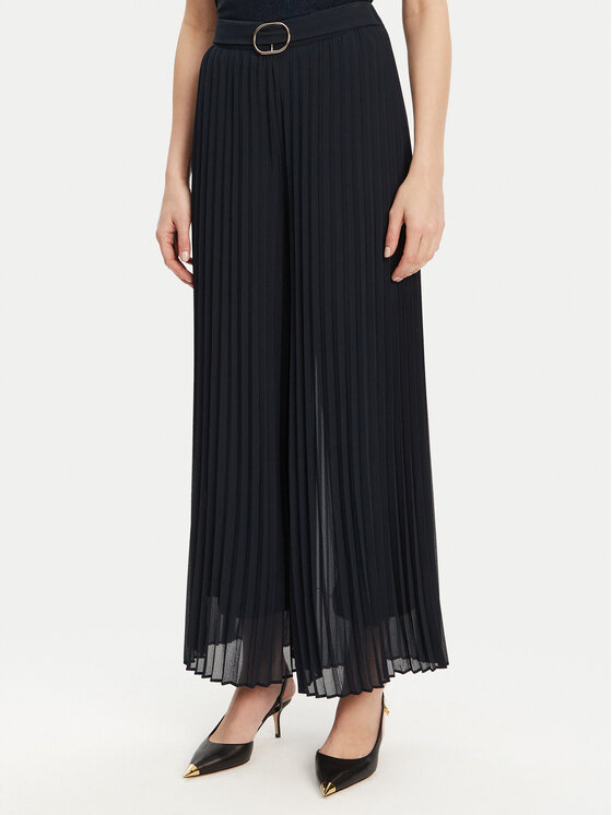 Morgan Palazzo nohavice 232-PCARY Tmavomodrá Wide Leg