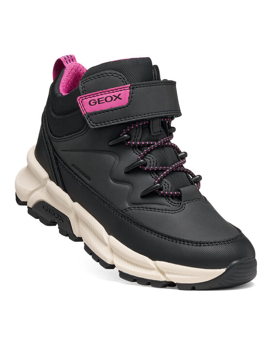 Geox Geox Auliniai batai J Flexyper Plus Girl B Abx J66NGD 0MEFU C0922 M Juoda