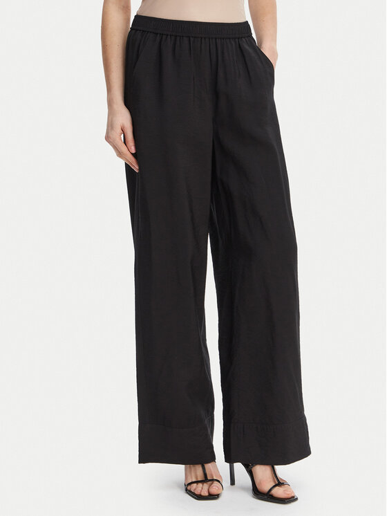 Marella Pantaloni din material Eremi 2613131154 Negru Regular Fit