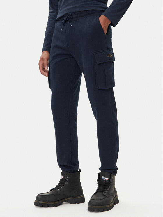 Aeronautica Militare Aeronautica Militare Pantaloni trening 252PF1010UF00662 Bleumarin Regular Fit