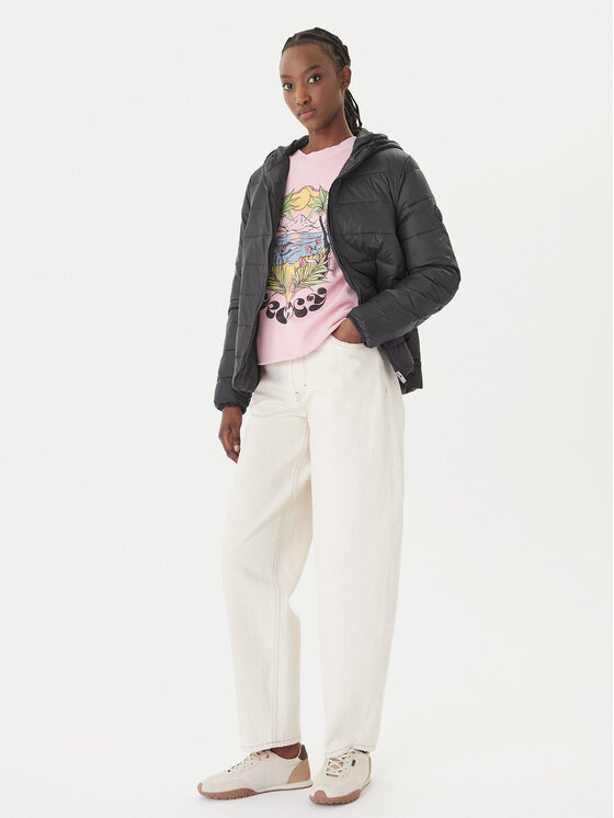 Roxy Roxy Žieminė striukė Wind Bliss ERJJK03618 Juoda Relaxed Fit