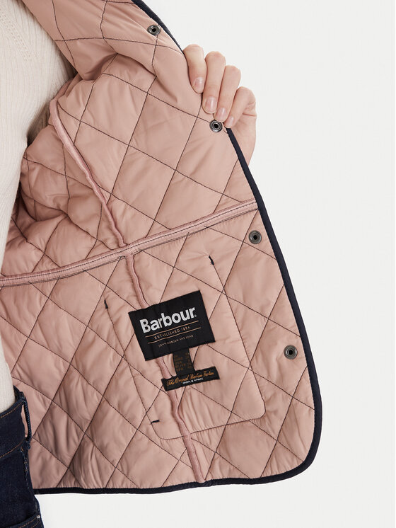 Barbour Barbour Μπουφάν μεταβατικό Deveron Quilted LQU1012NY71 Σκούρο μπλε Regular Fit