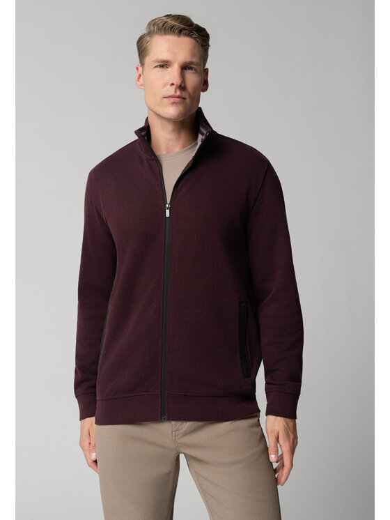 Volcano Volcano Bluza B-GLOR Fioletowy Regular Fit