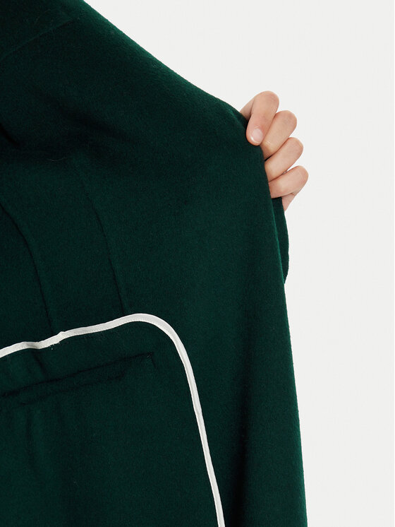 Tommy Hilfiger Tommy Hilfiger Palton de lână WW0WW42621 Verde Regular Fit