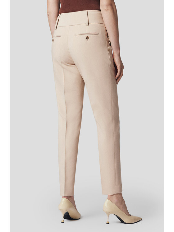 Lancerto Lancerto Spodnie materiałowe Donna SP073125000004 Beżowy Regular Fit