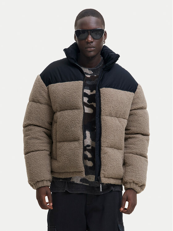 Jack & Jones Jack & Jones Geacă de iarnă Flare Teddy 12286050 Bej Regular Fit