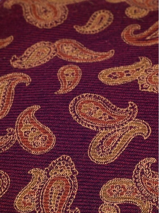 ELSNER ELSNER Γραβάτα WEŁNA A1073 Μπορντό