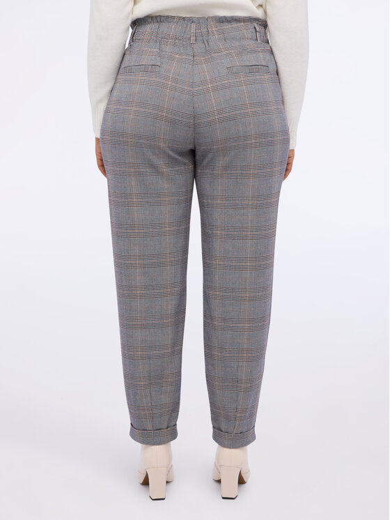 Fiorella Rubino Fiorella Rubino Pantaloni di tessuto P017T005087N0V2 Grigio Regular Fit