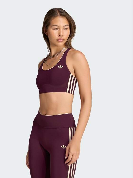 adidas adidas Biustonosz sportowy 169291 Czerwony