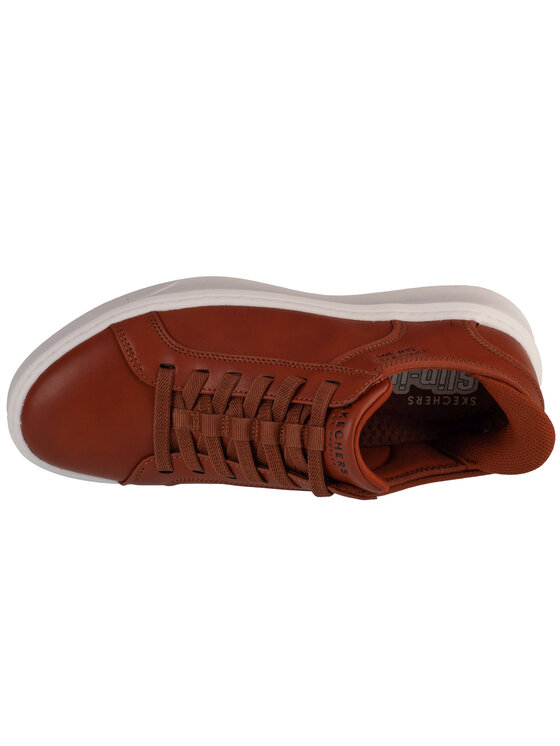 Skechers Skechers Sneakersy Slip-Ins: Court Break - Suit Sneaker Brązowy