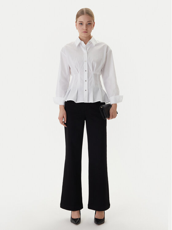 Morgan Morgan Košile 261-CORSET Bílá Slim Fit