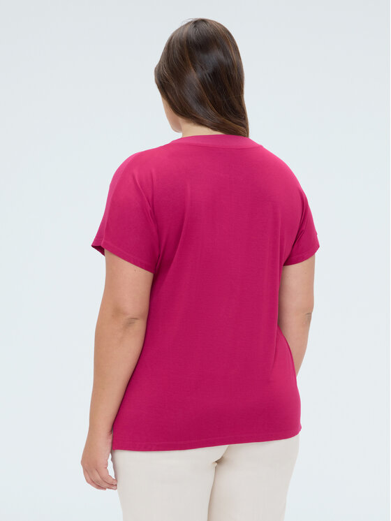 Fiorella Rubino Fiorella Rubino T-shirt G09DL009112N016 Rosa Regular Fit