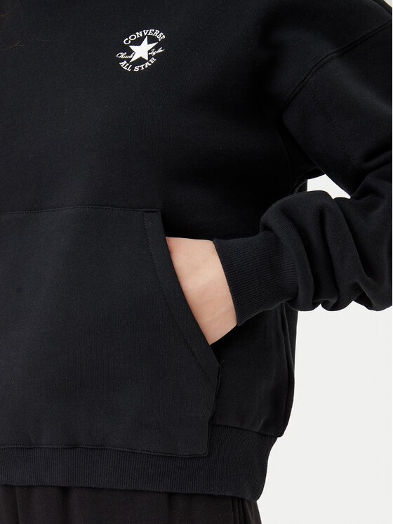 Converse Converse Μπλούζα 10027065-A03 Μαύρο Oversize