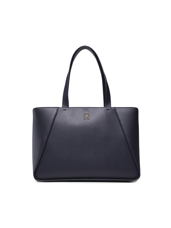 Tommy Hilfiger Torbica Th Casual Tote AW0AW14176 Tamnoplava