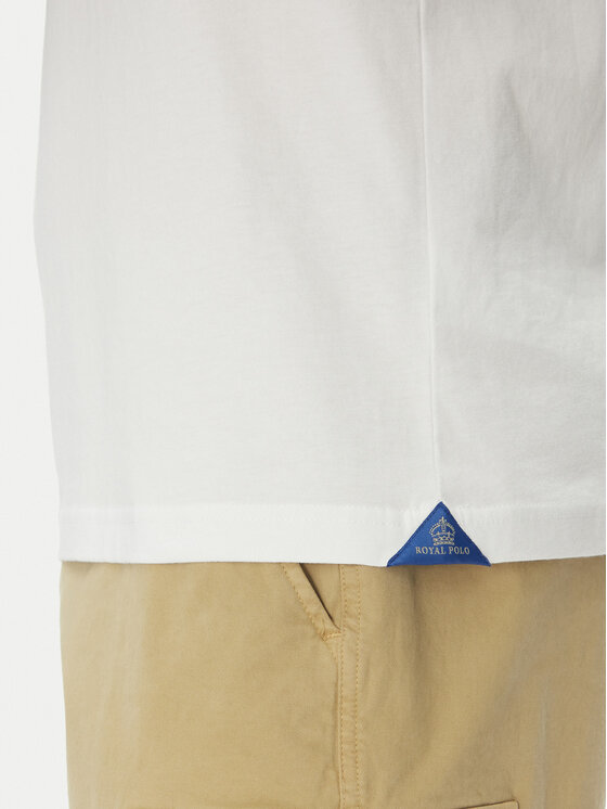 La Martina La Martina T-shirt Anselm MARG31 JS206 Bianco Regular Fit