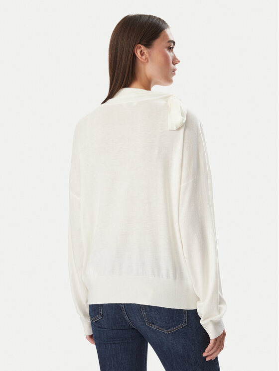 Liu Jo Liu Jo Πουλόβερ WF6445 MA16R Κρεμ Regular Fit