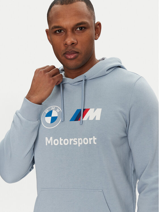 Puma Puma Mikina BMW MMS Ess 624162 Světle modrá Regular Fit