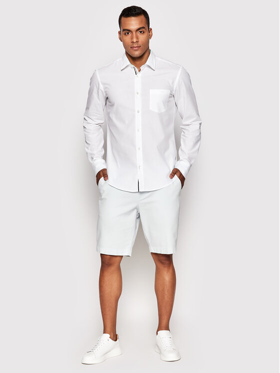 Pantaloncini di tessuto Slice 50472870 Blu Slim
