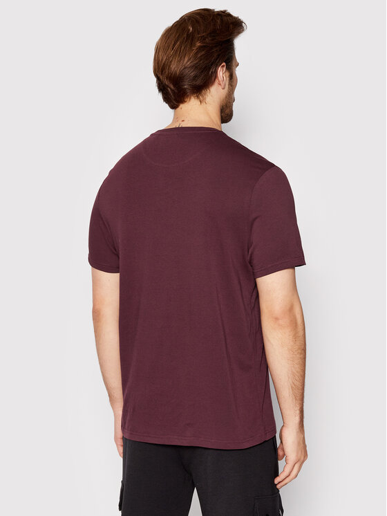 Lyle & Scott Lyle & Scott T-shirt Plain TS400VOG Bordeaux Regular Fit