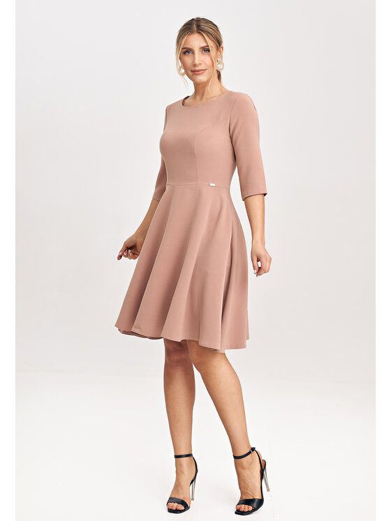 FIGL FIGL Sukienka codzienna M1029 Różowy Regular Fit