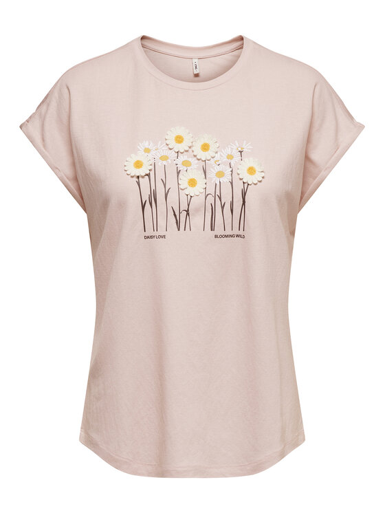ONLY ONLY T-shirt Jany 15372108 Rosa chiaro Regular Fit