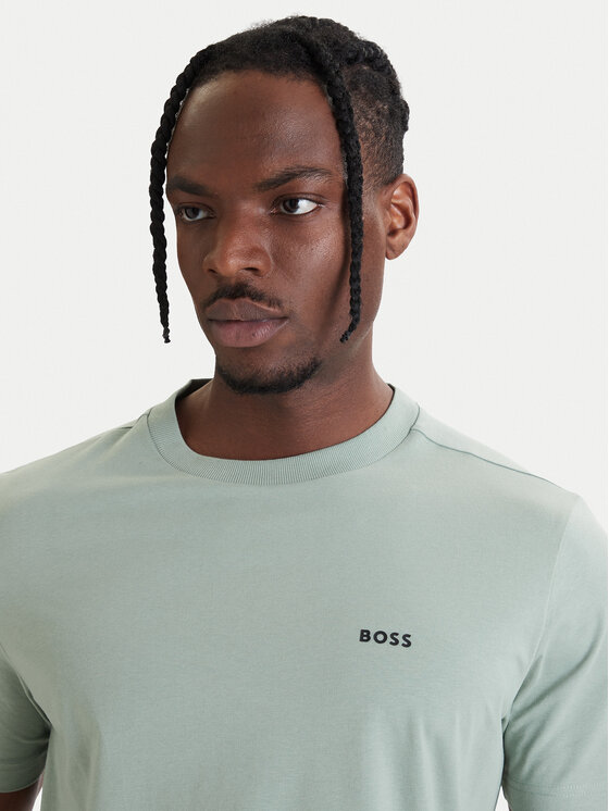 BOSS BOSS T-Shirt 50506373 Zielony Regular Fit